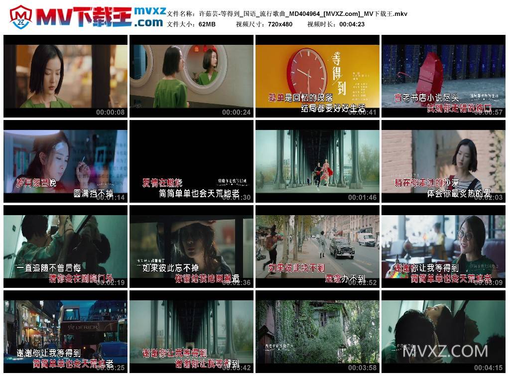 许茹芸-等得到_国语_流行歌曲_MD404964